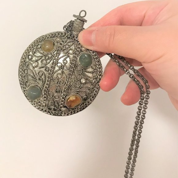 Lot 2pcs Vintage Collectible Chinese Necklaces - Picture 2 of 9